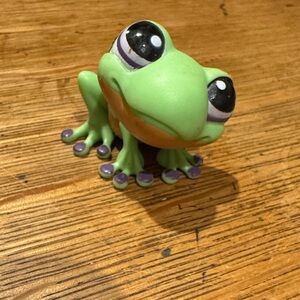 Green Frog Pet Toy
